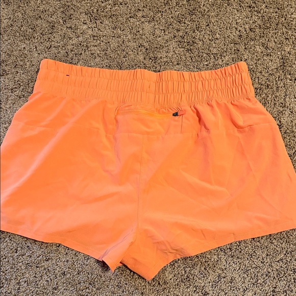 Asics Bright Orange Women's Running Shorts - Picture 2 of 3